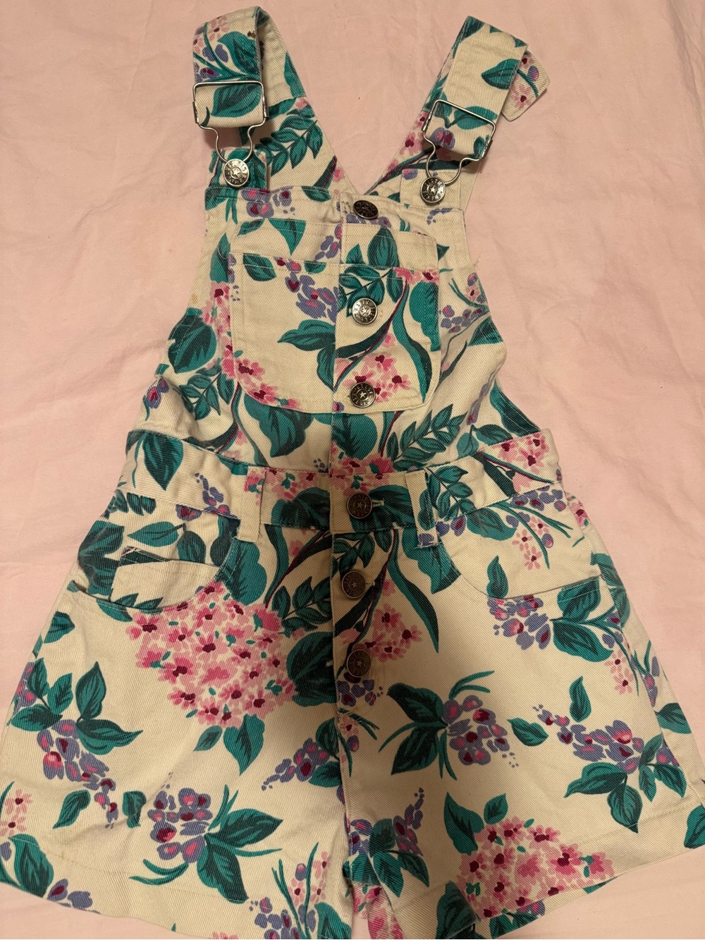 Vintage girls overalls/shortalls